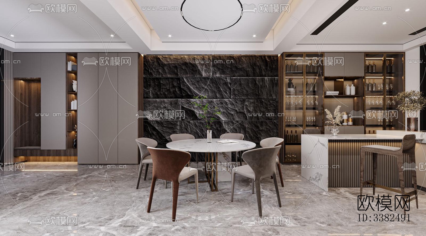 现代别墅效果图下载（渲染图4）