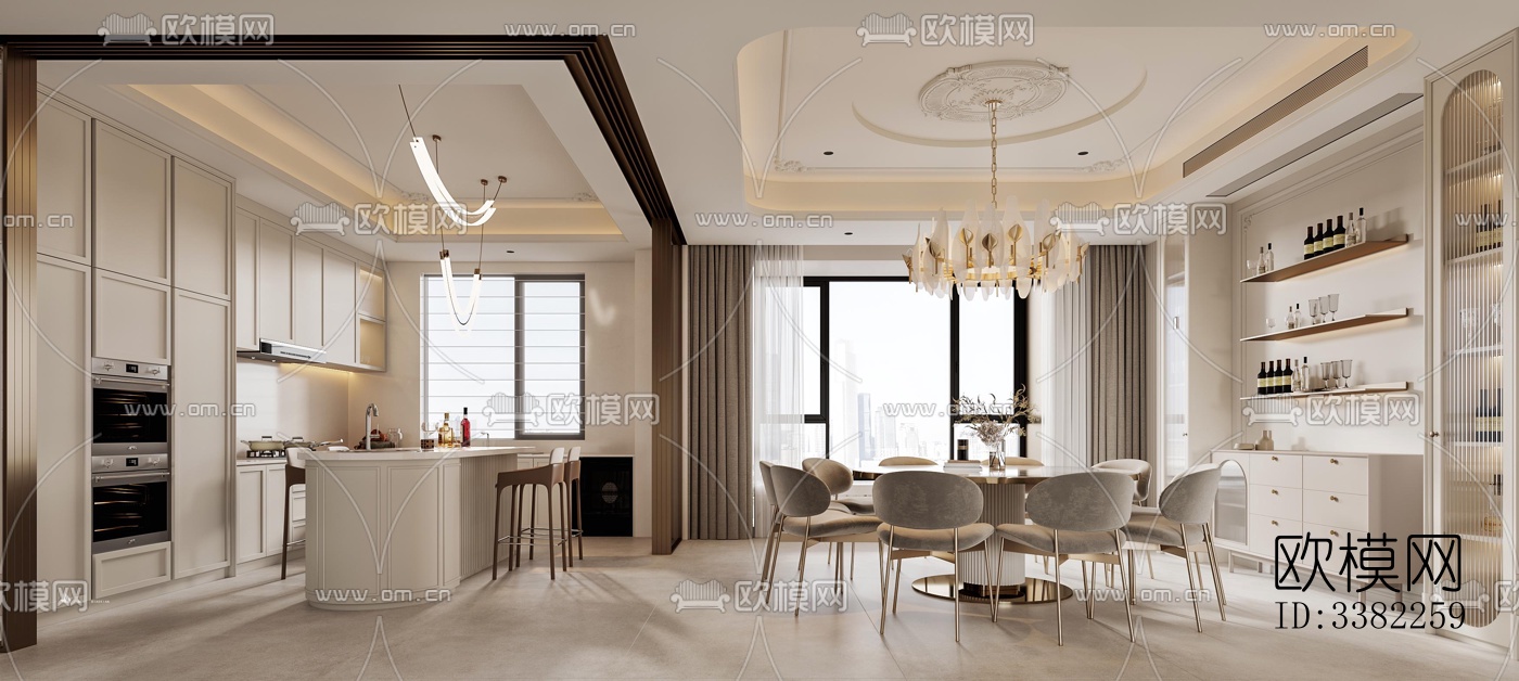 现代别墅效果图下载（渲染图14）