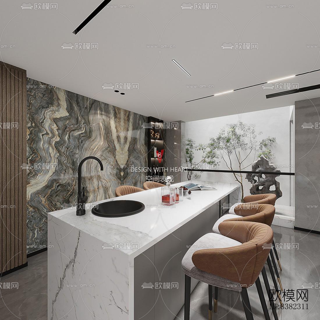 现代别墅效果图下载（渲染图6）