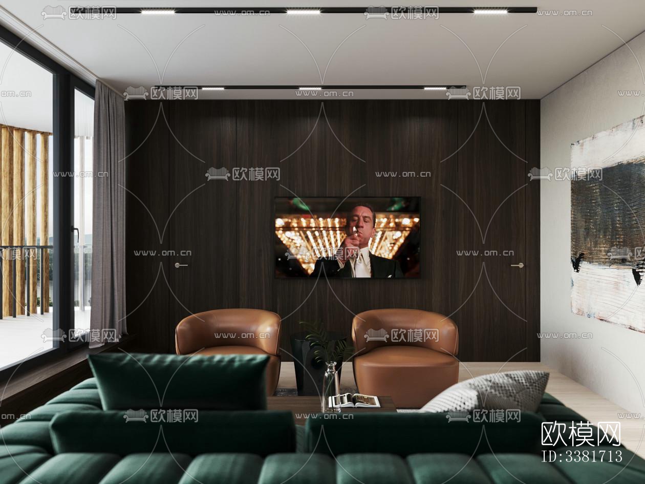 现代别墅效果图下载（渲染图6）