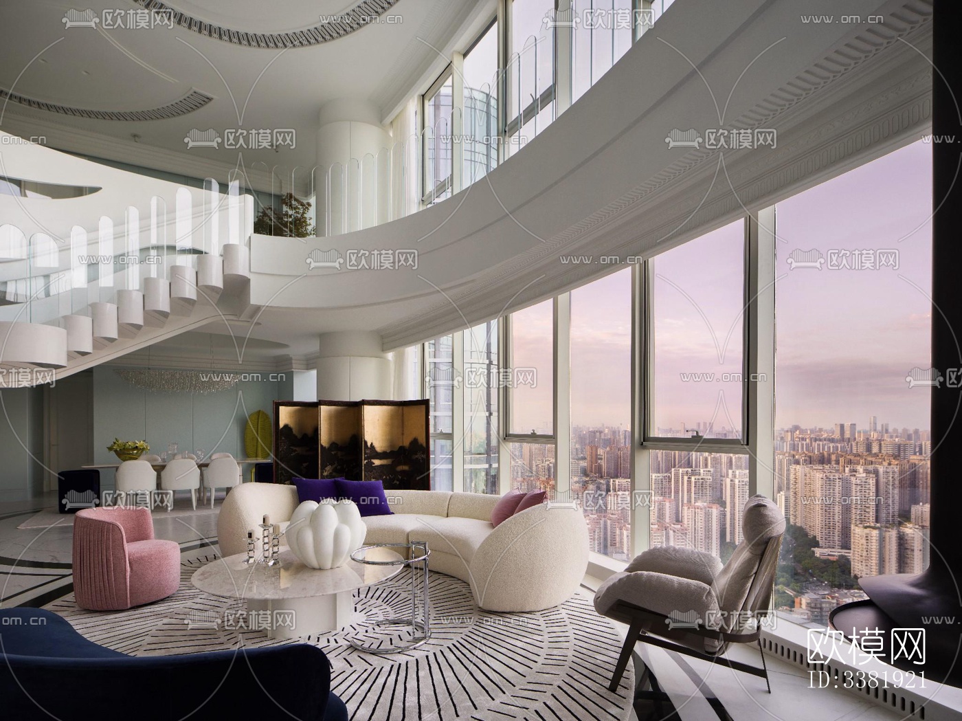 现代别墅效果图下载（渲染图17）