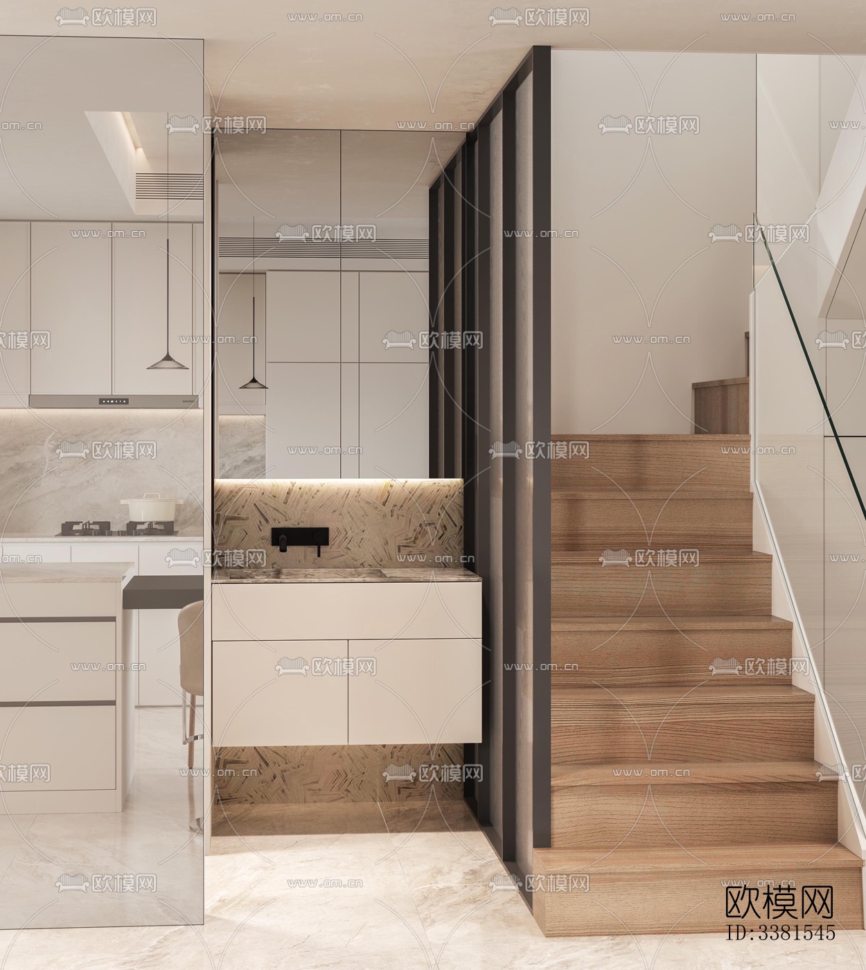 现代别墅效果图下载（渲染图9）