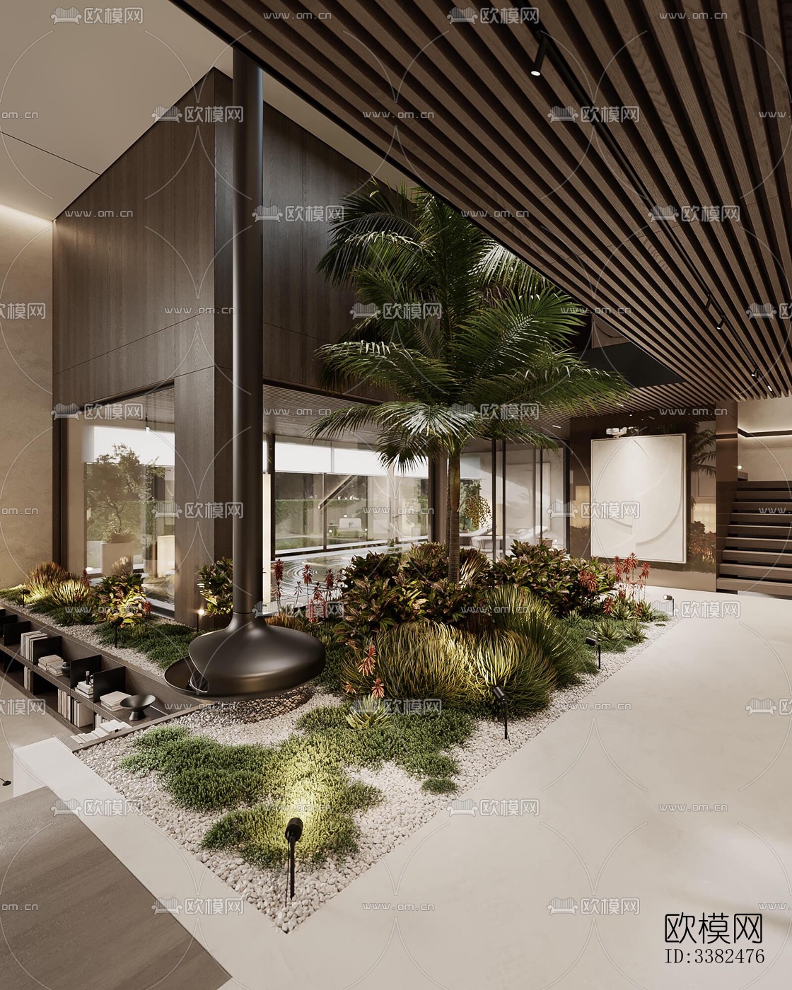 现代别墅效果图下载（渲染图15）