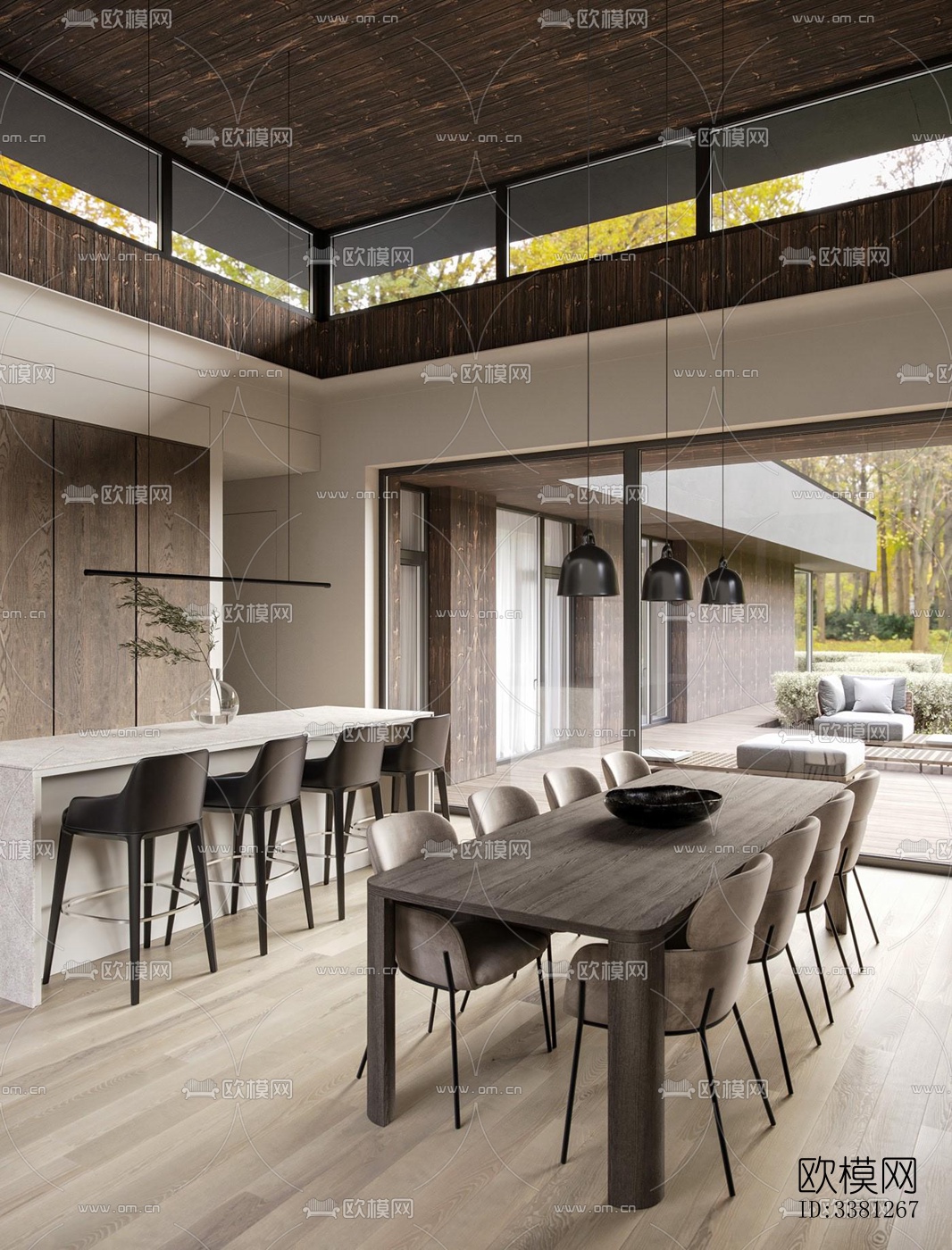 现代别墅效果图下载（渲染图5）