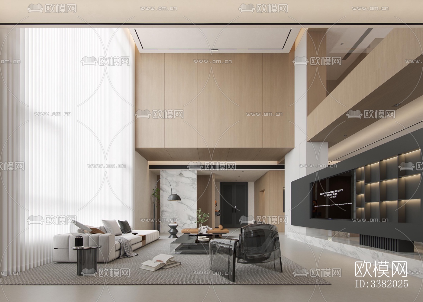 现代别墅效果图下载（渲染图12）