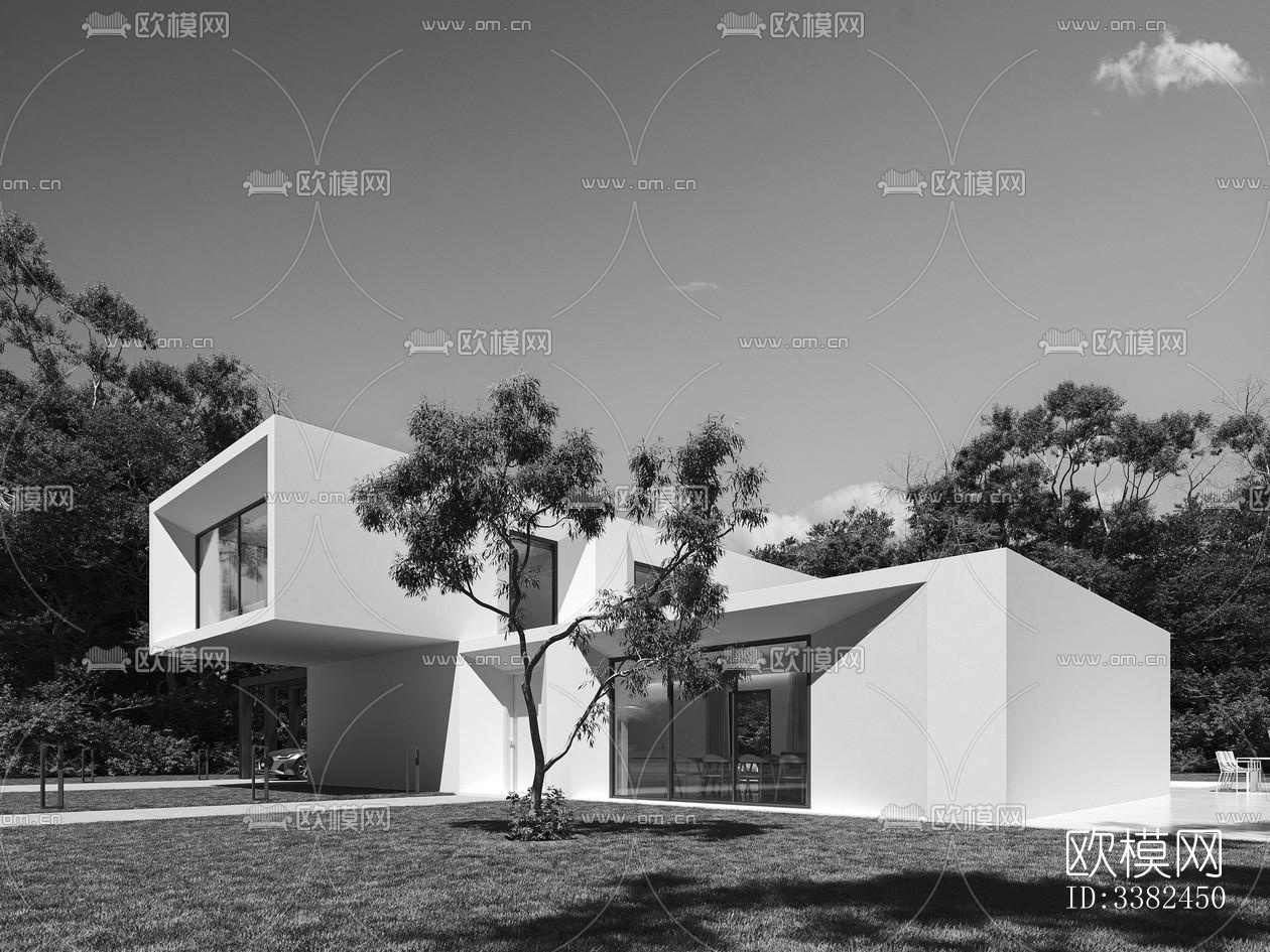 现代别墅效果图下载（渲染图6）