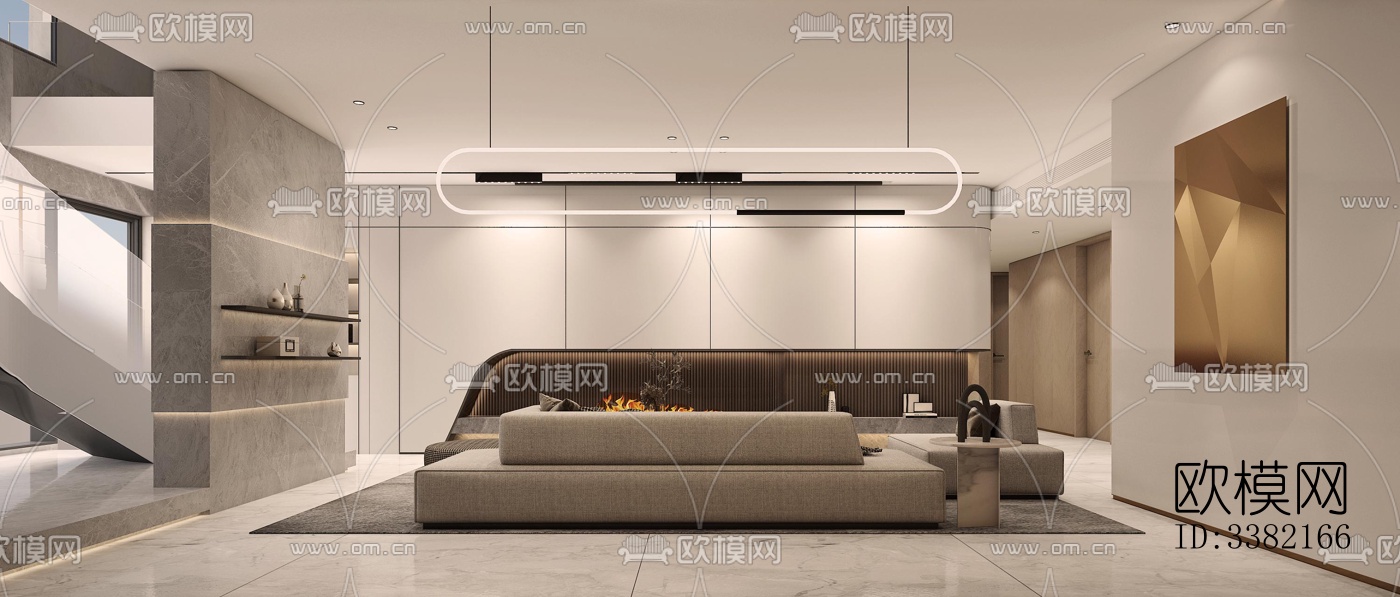 现代别墅效果图下载（渲染图6）