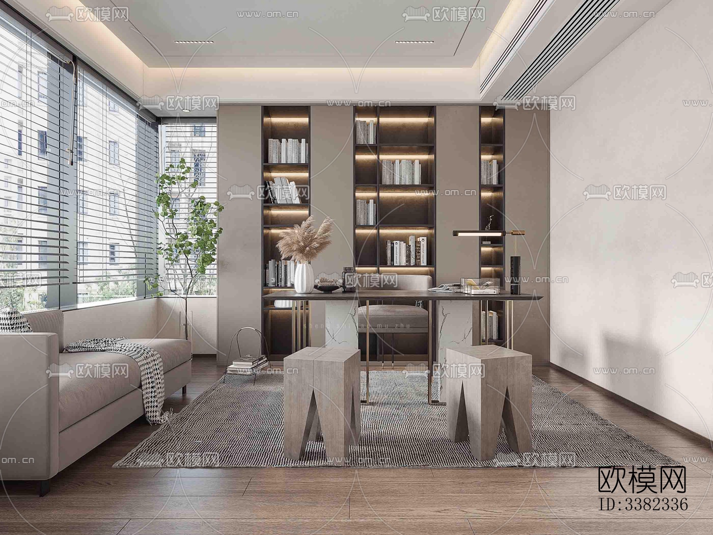 现代别墅效果图下载（渲染图10）