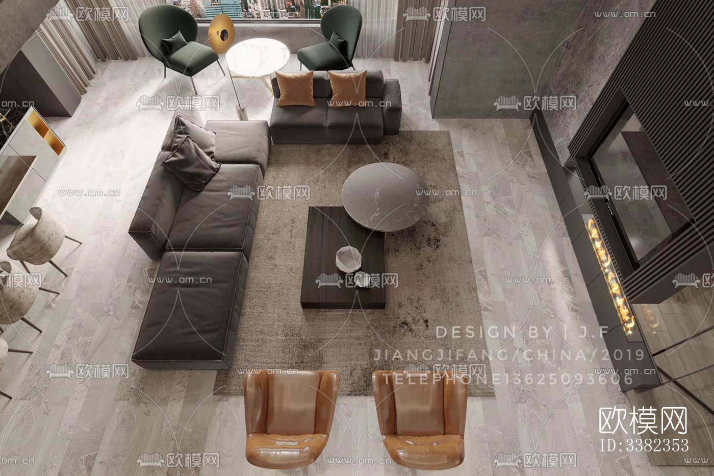 现代别墅效果图下载（渲染图5）