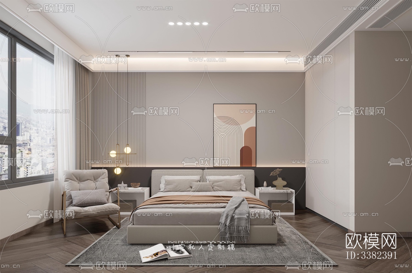 现代别墅效果图下载（渲染图3）