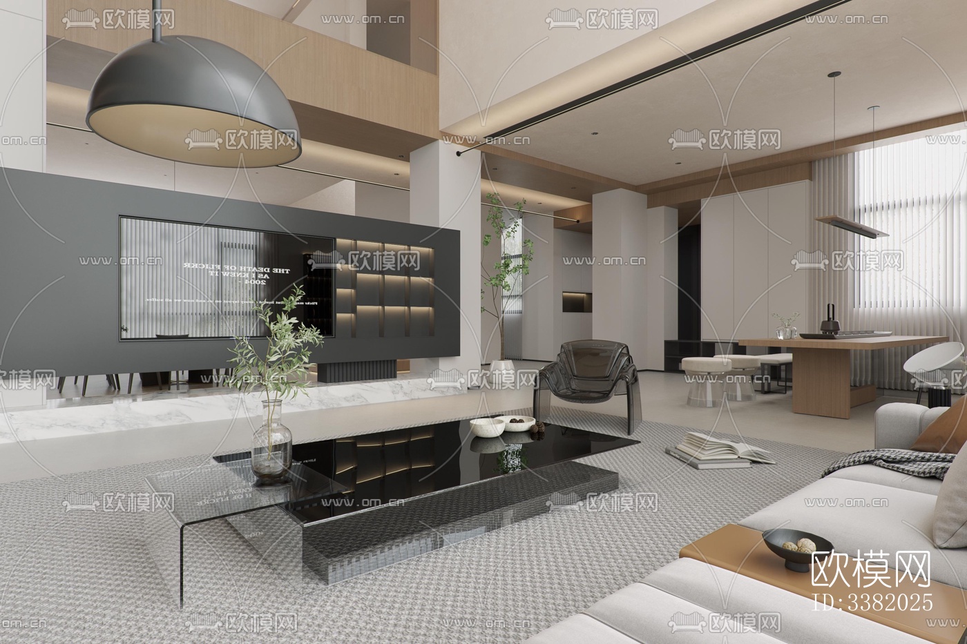 现代别墅效果图下载（渲染图2）