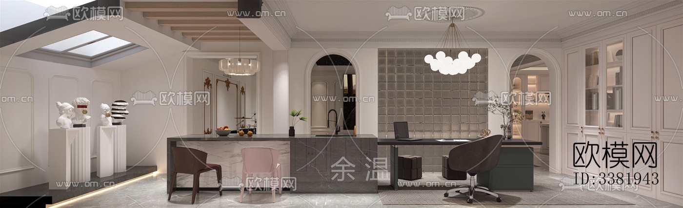 现代别墅效果图下载（渲染图1）