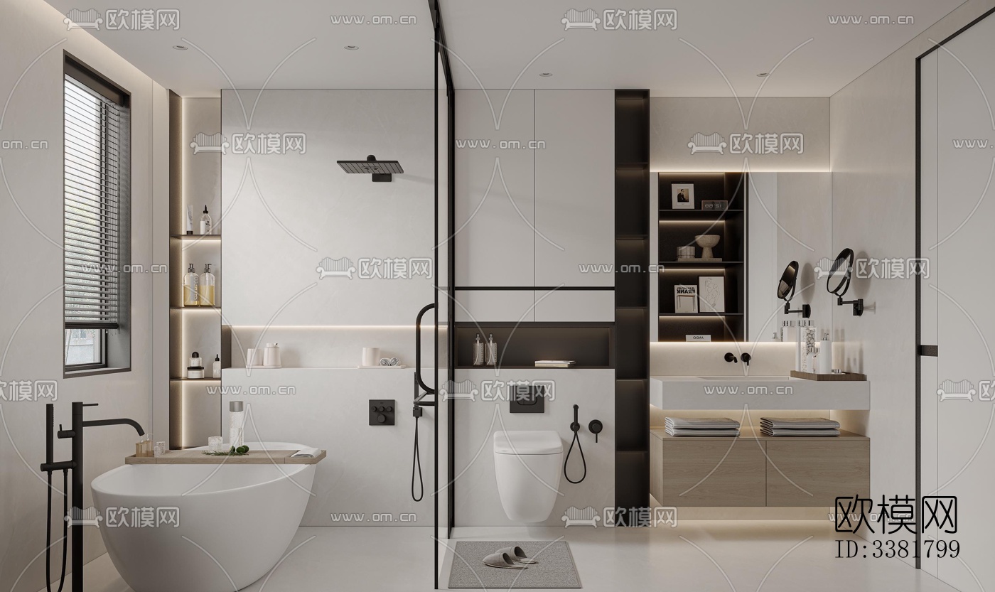 现代别墅效果图下载（渲染图3）