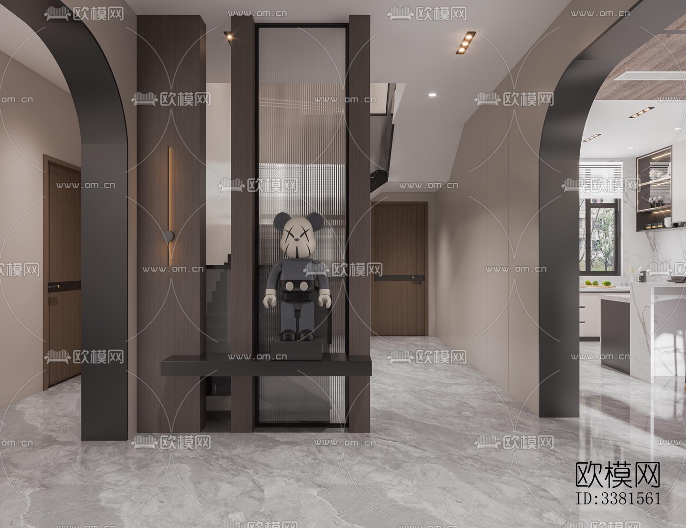 现代别墅效果图下载（渲染图1）