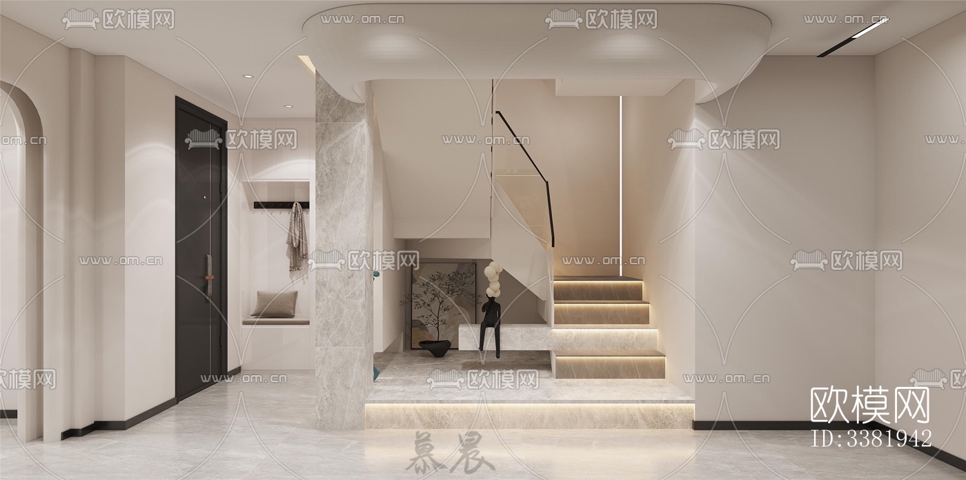 现代别墅效果图下载（渲染图4）