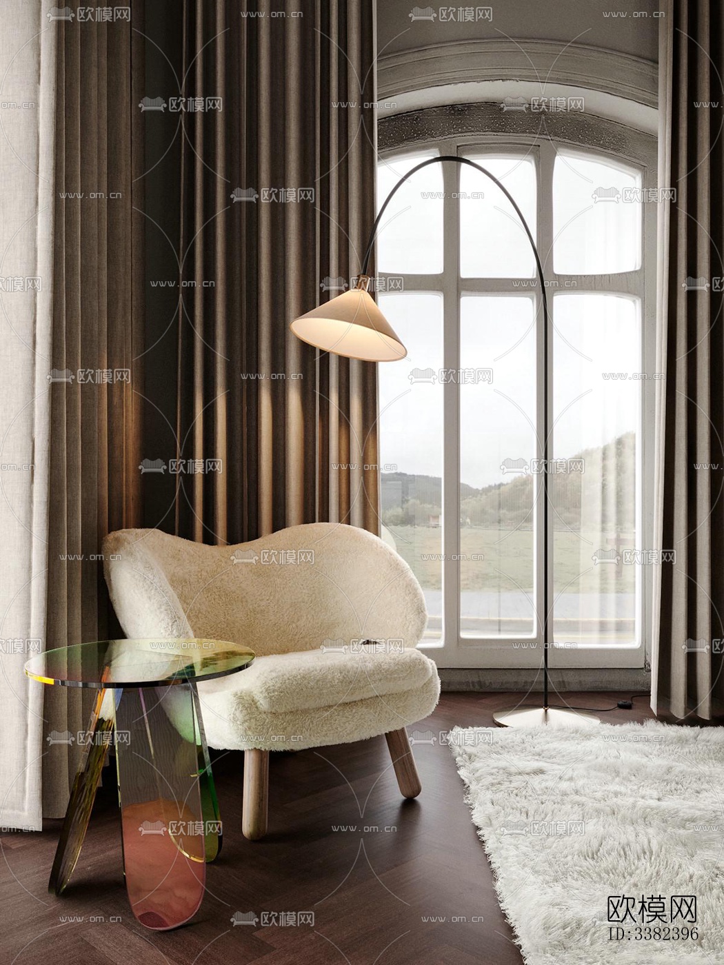 现代别墅效果图下载（渲染图5）