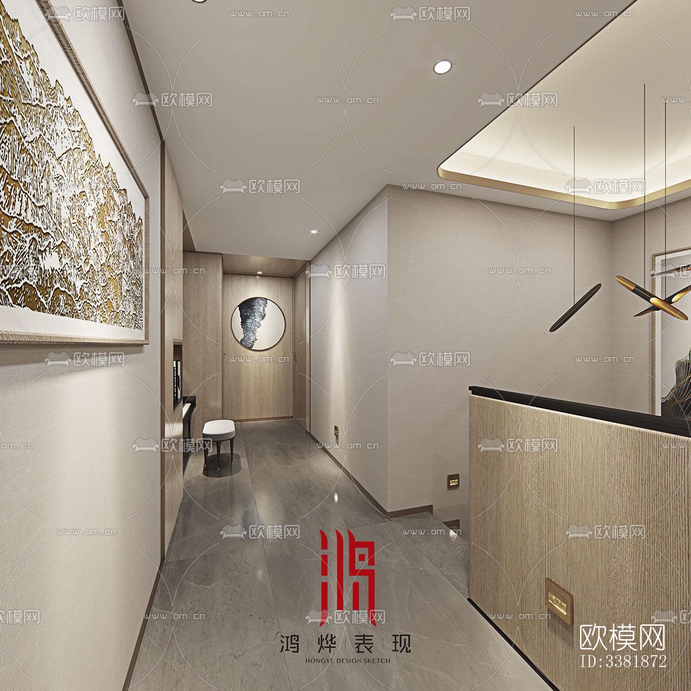 现代别墅效果图下载（渲染图7）