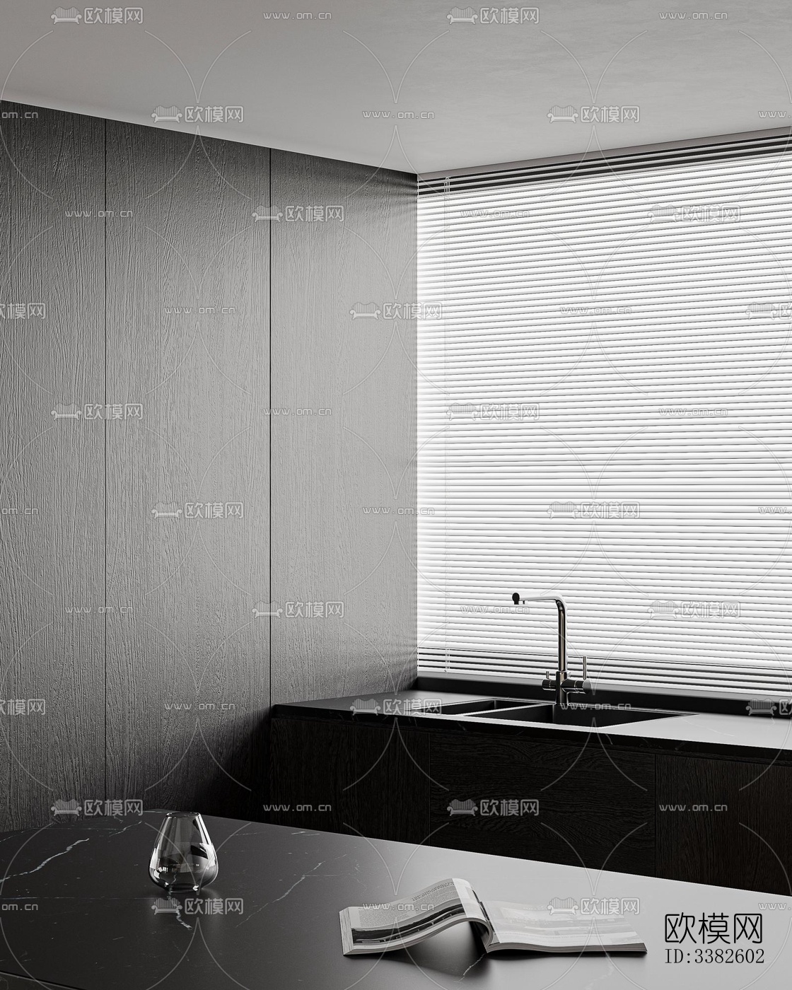 现代别墅效果图下载（渲染图7）