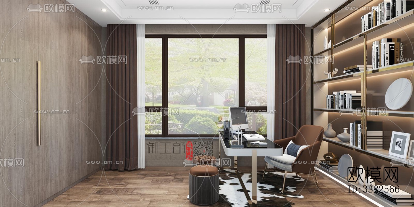 现代别墅效果图下载（渲染图6）