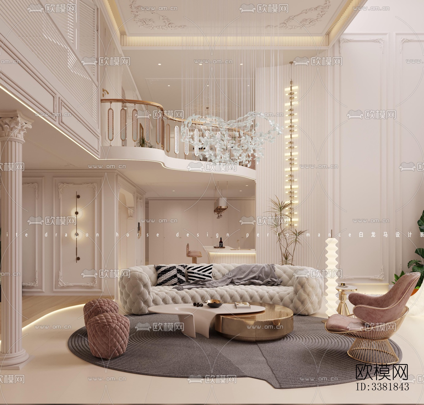 现代别墅效果图下载（渲染图4）