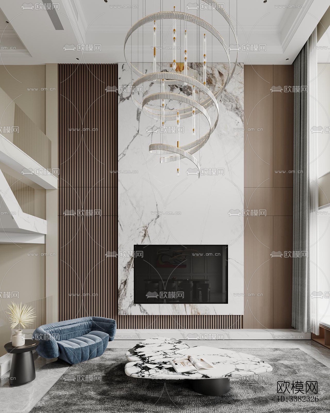 现代别墅效果图下载（渲染图5）