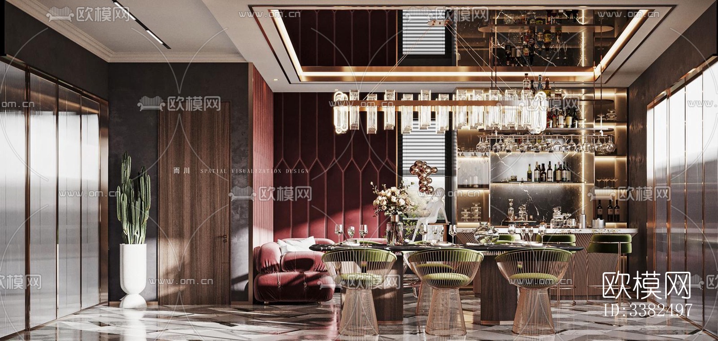 现代别墅效果图下载（渲染图4）