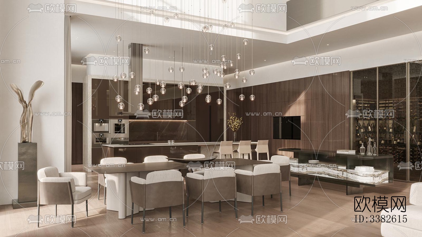 现代别墅效果图下载（渲染图6）