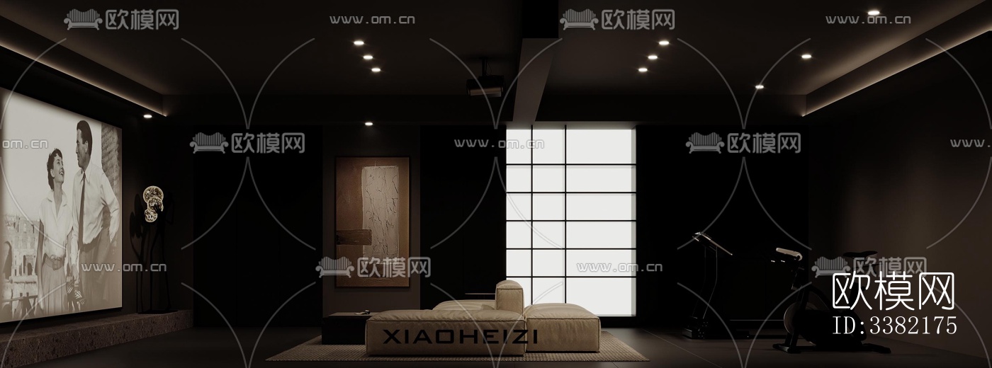 现代别墅效果图下载（渲染图3）