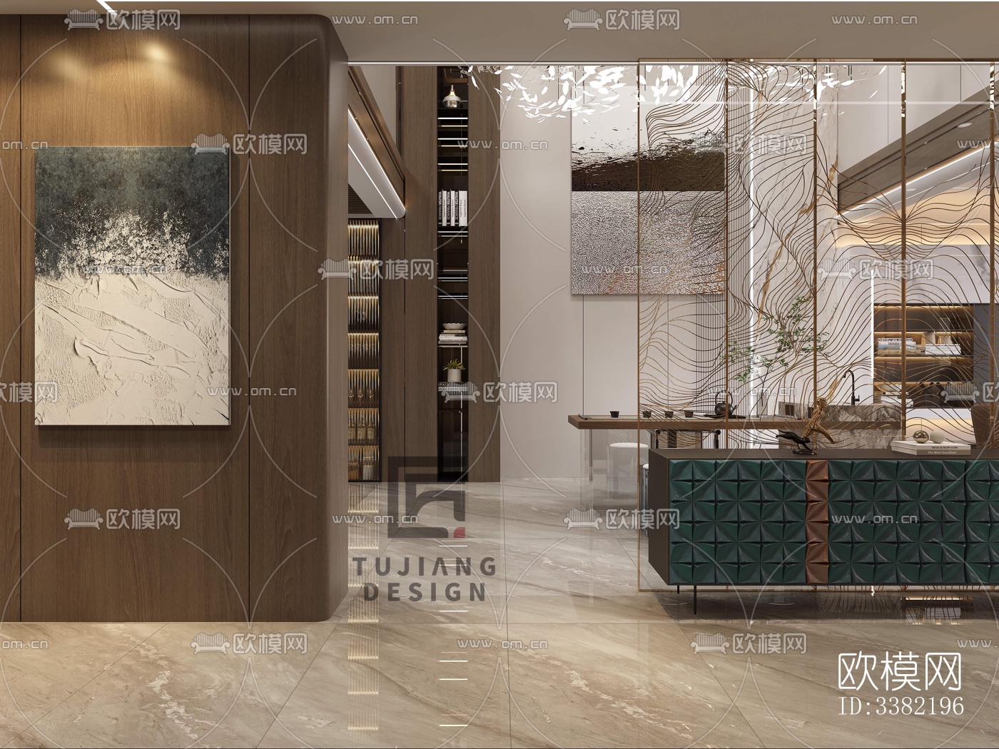 现代别墅效果图下载（渲染图7）