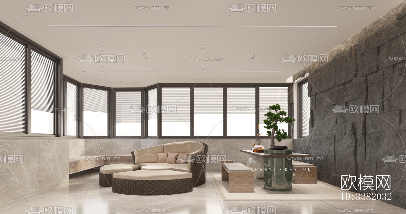 现代别墅效果图下载（渲染图9）