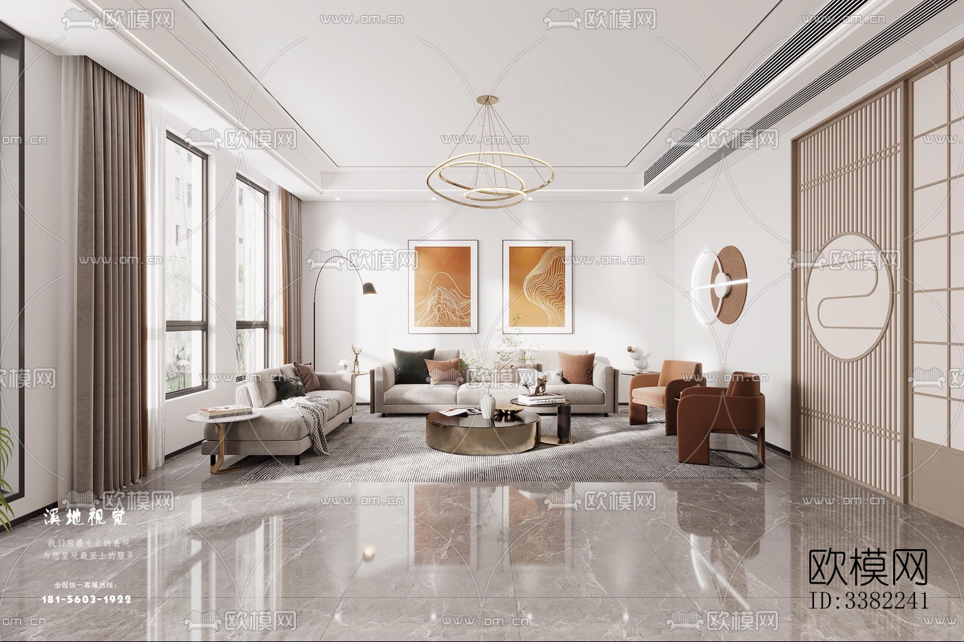 现代别墅效果图下载（渲染图16）