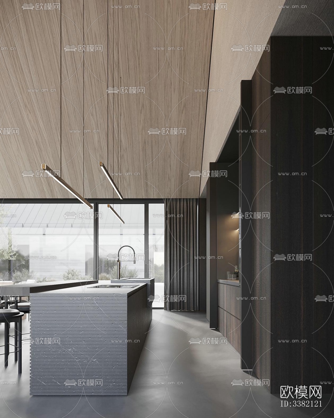 现代别墅效果图下载（渲染图15）