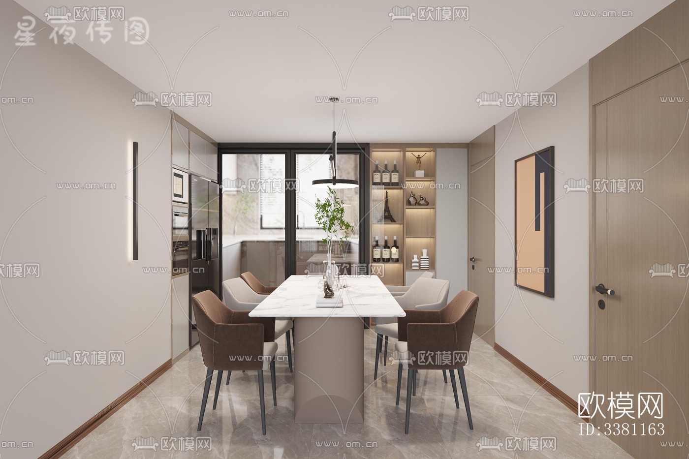 现代别墅效果图下载（渲染图4）