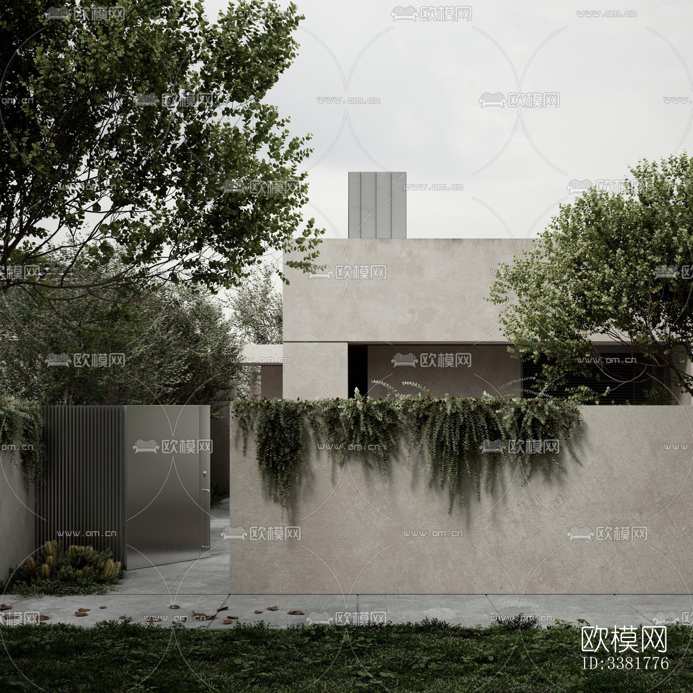 现代别墅效果图下载（渲染图3）