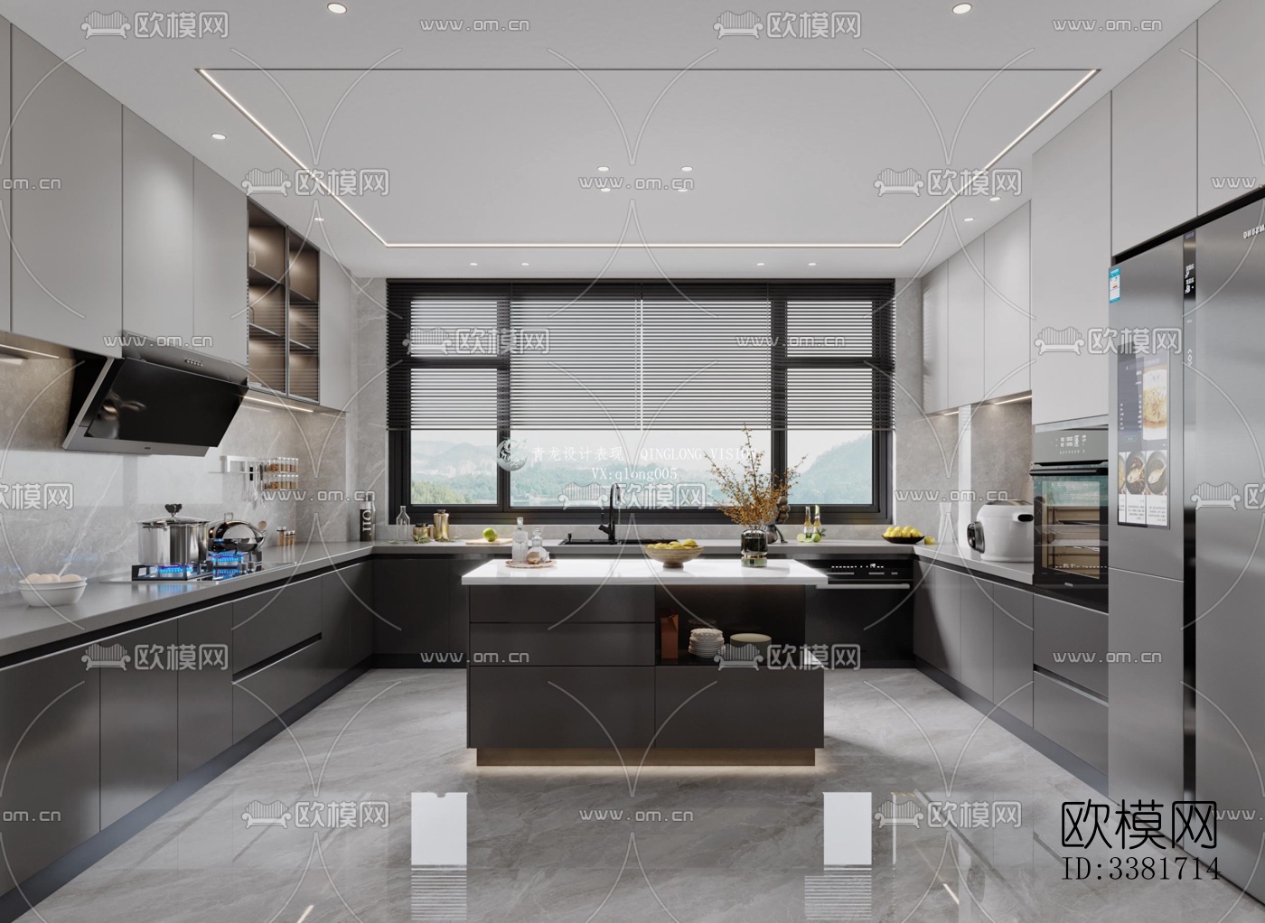 现代别墅效果图下载（渲染图7）