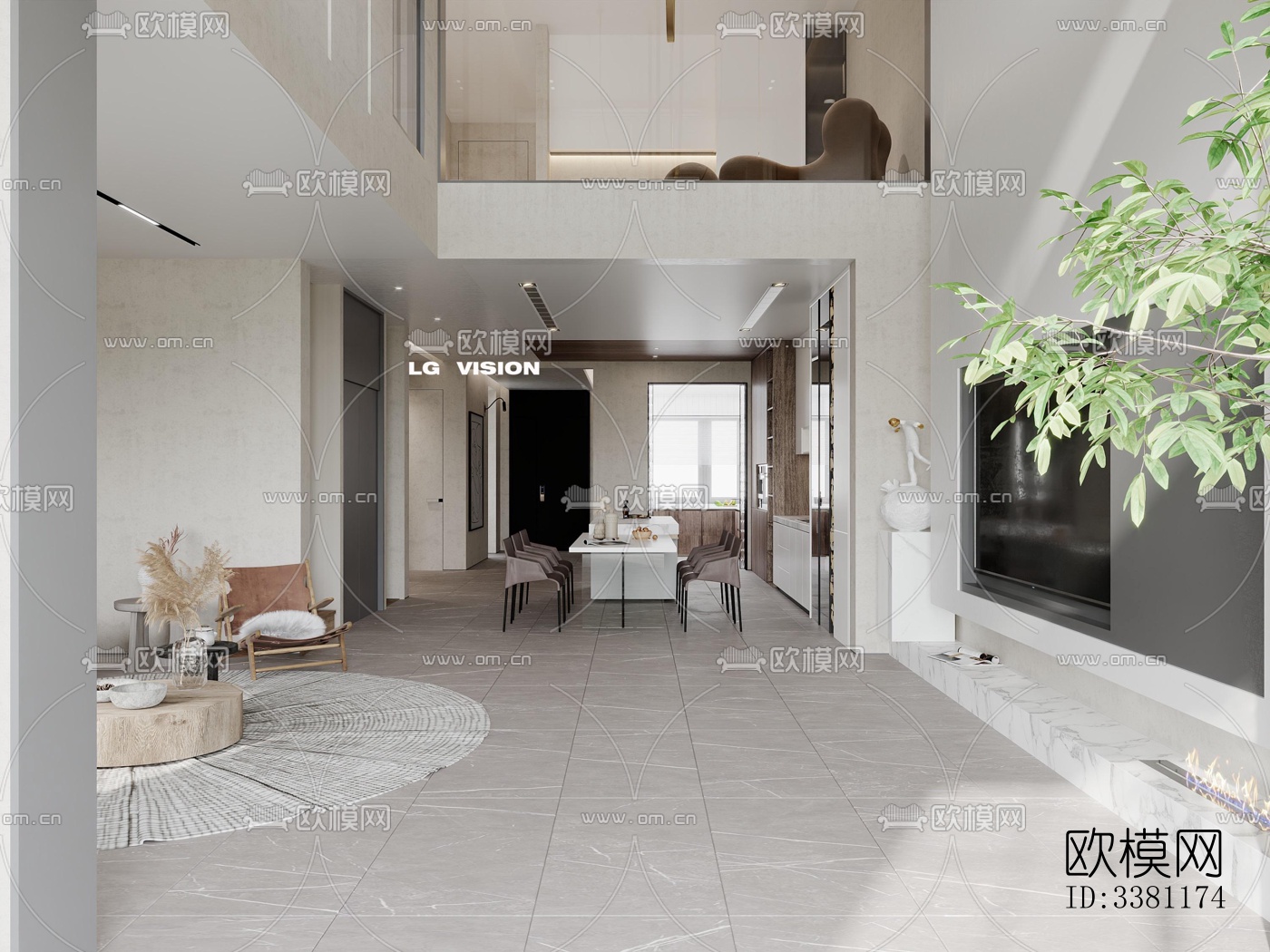 现代别墅效果图下载（渲染图6）