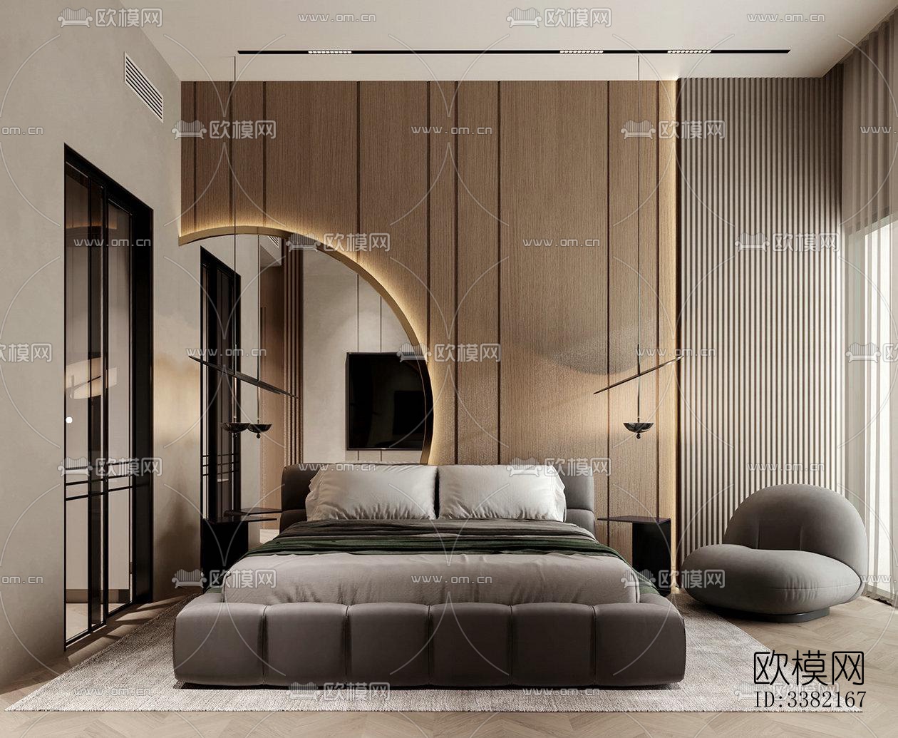 现代别墅效果图下载（渲染图5）