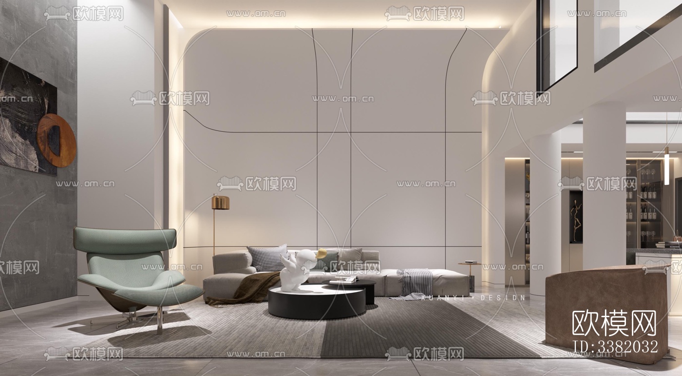 现代别墅效果图下载（渲染图7）