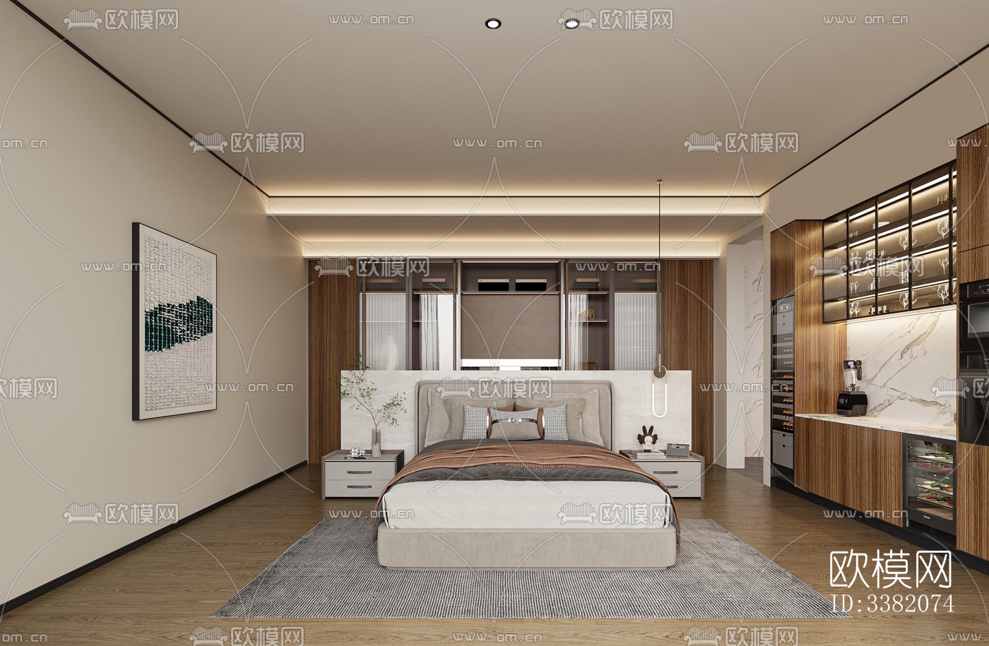 现代别墅效果图下载（渲染图4）