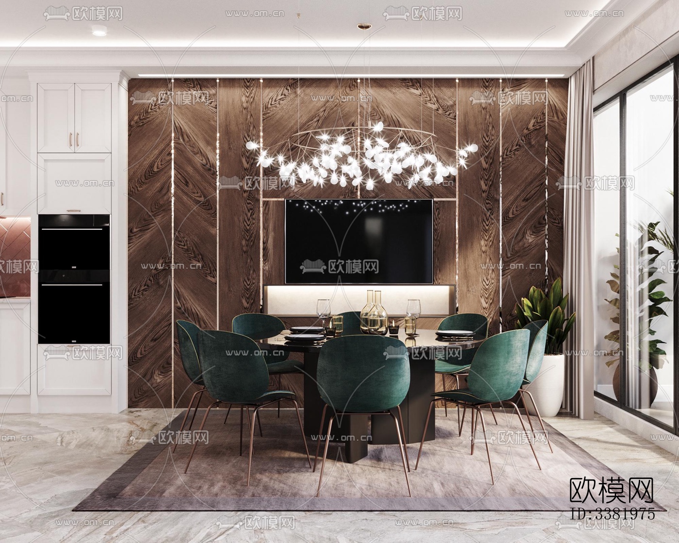 现代别墅效果图下载（渲染图1）