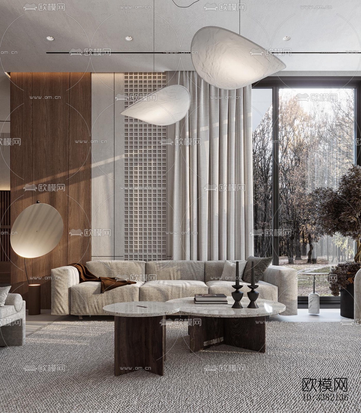 现代别墅效果图下载（渲染图7）