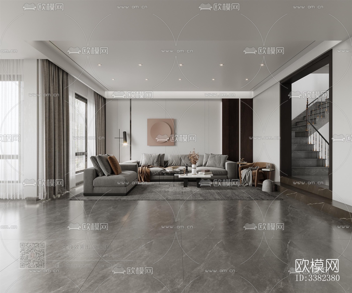 现代别墅效果图下载（渲染图13）