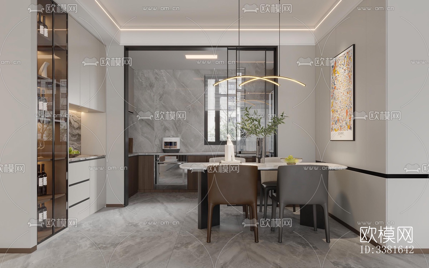 现代别墅效果图下载（渲染图8）