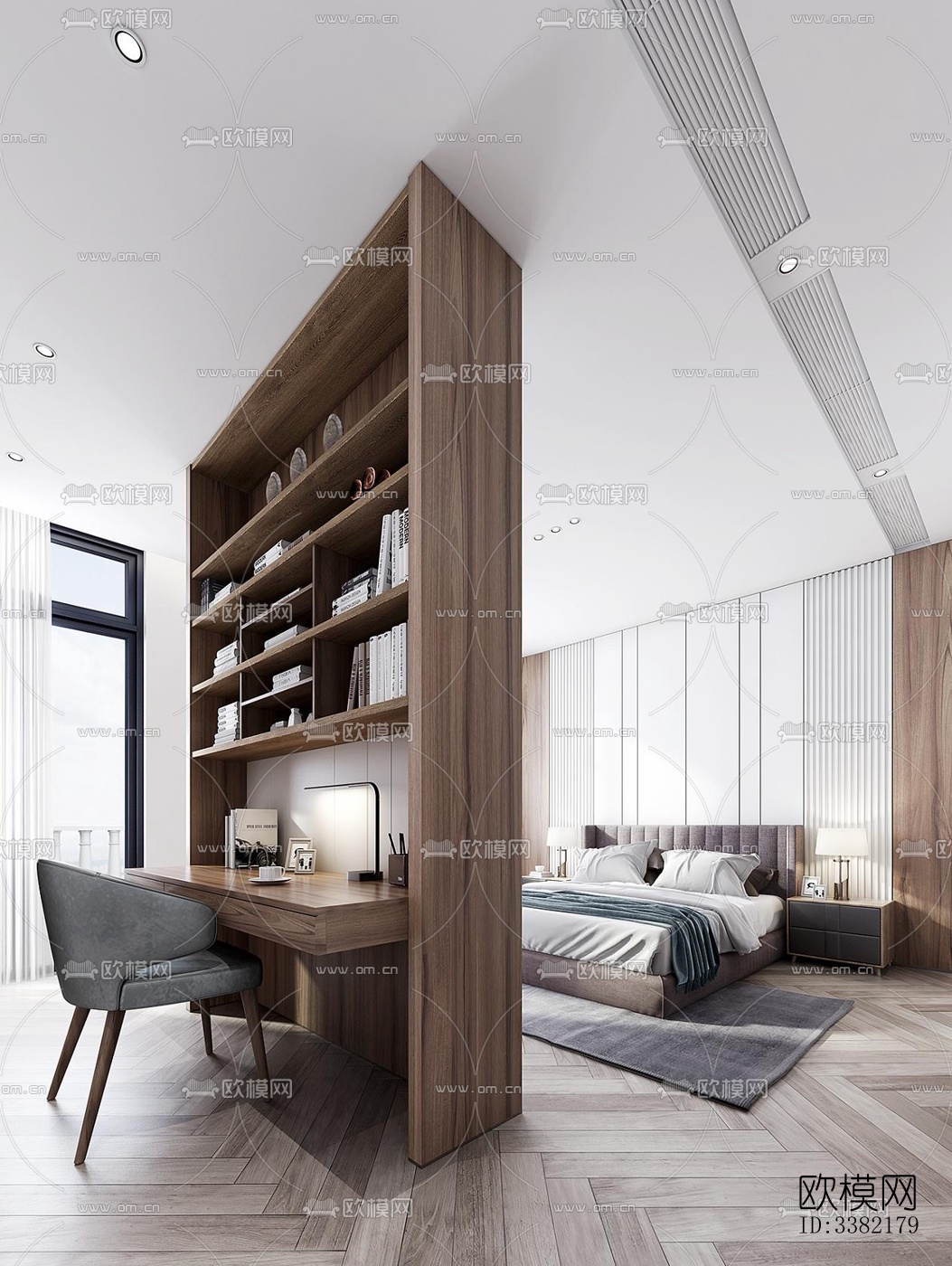 现代别墅效果图下载（渲染图3）