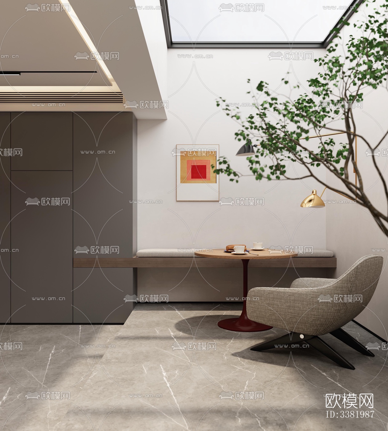 现代别墅效果图下载（渲染图1）