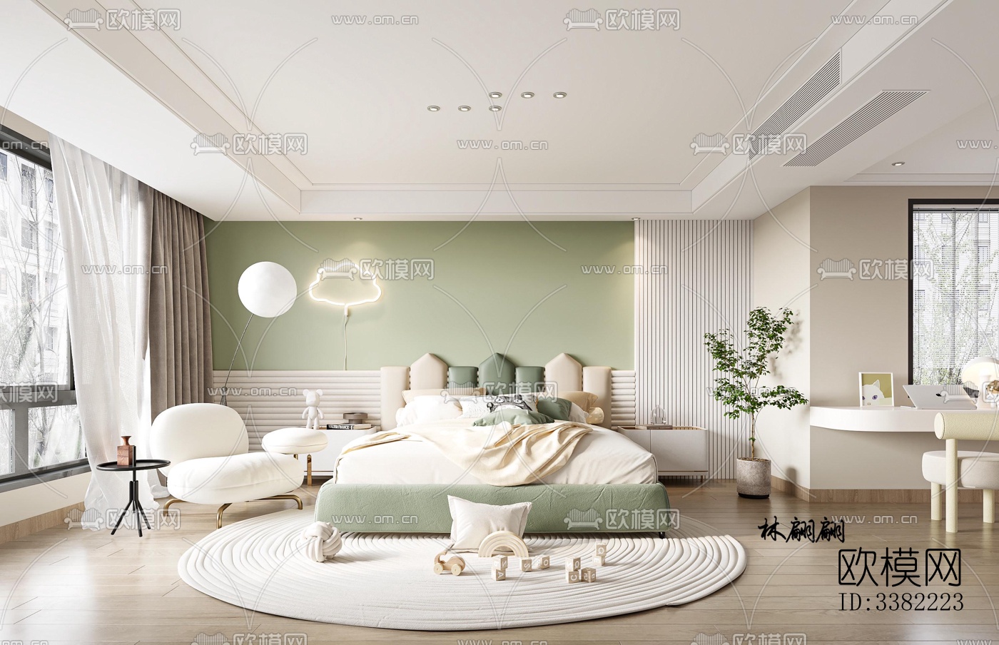 现代别墅效果图下载（渲染图11）