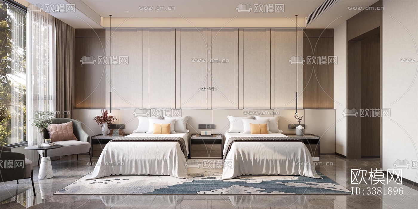 现代别墅效果图下载（渲染图4）