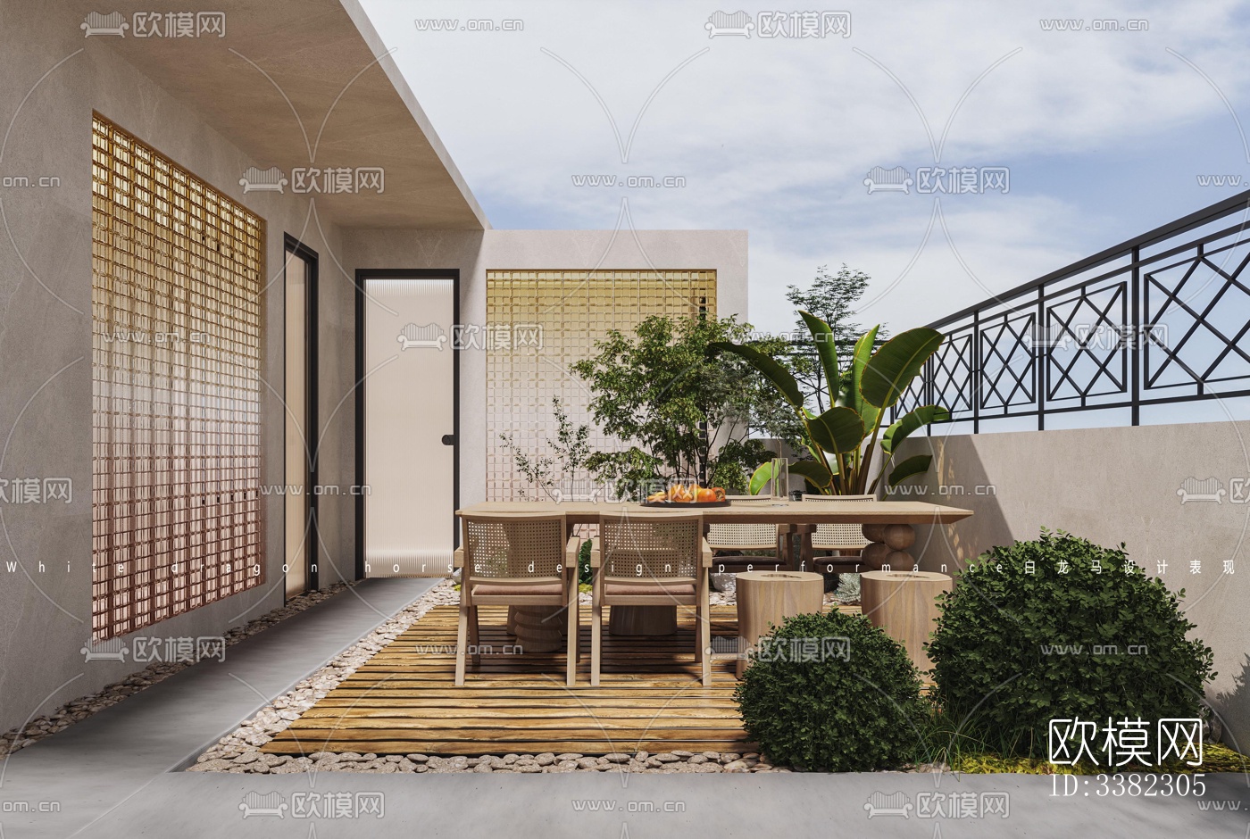 现代别墅效果图下载（渲染图2）