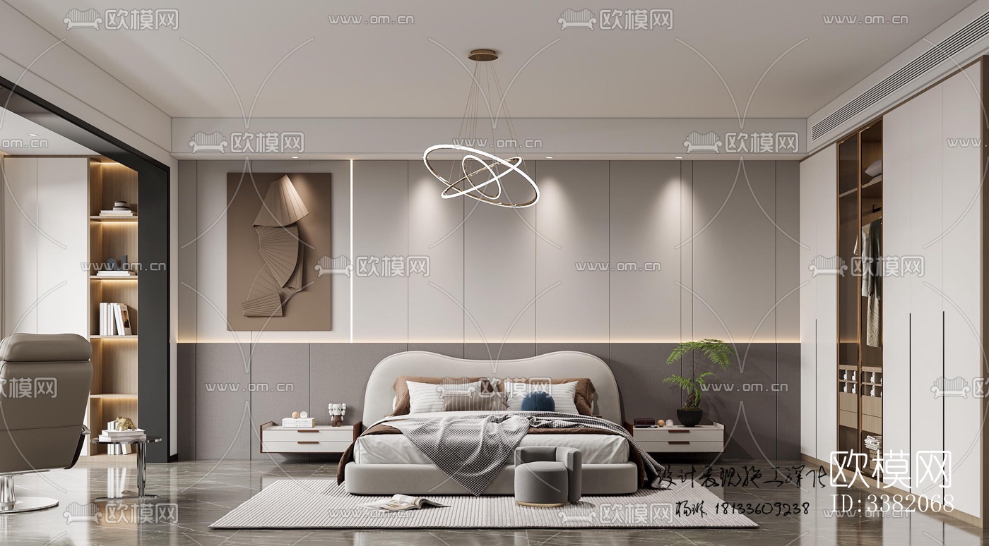 现代别墅效果图下载（渲染图4）