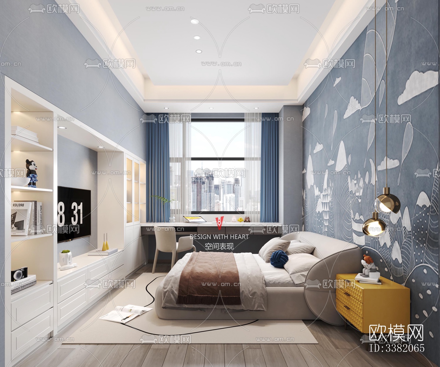 现代别墅效果图下载（渲染图10）